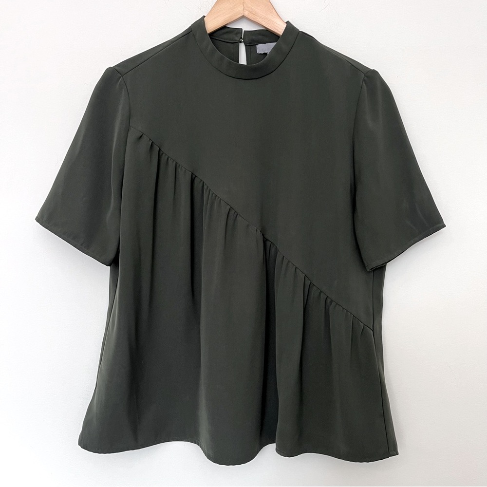 Vintage Olive Green Blouse